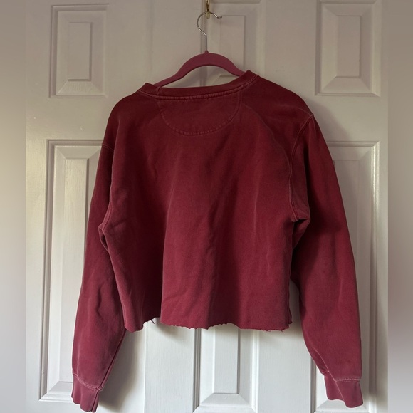 Salty dog crop raw edge sweatshirt size small - Picture 3 of 6